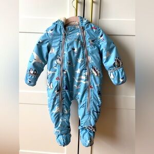 Baby boden sz 6-12 month snowsuit bunting
